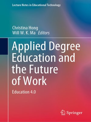 cover image of Applied Degree Education and the Future of Work